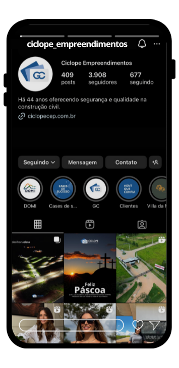 Celular Intagram Ciclope
